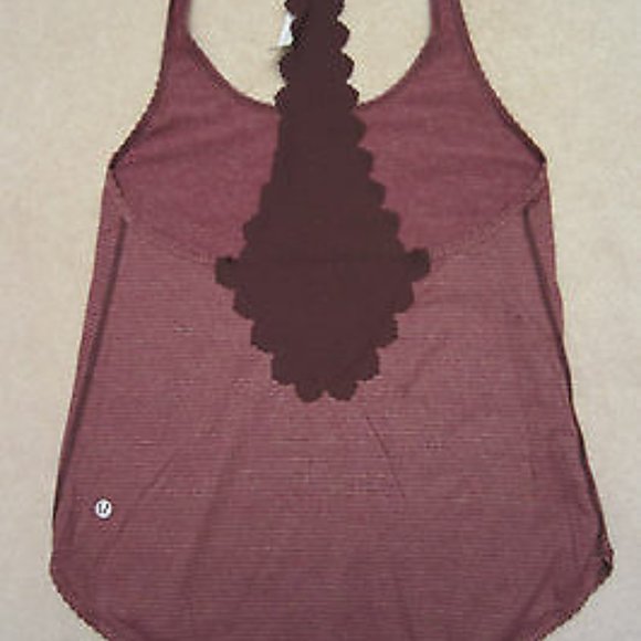 LULULEMON 105 F Singlet *Laser-Cut in Bordeaux - Picture 7 of 9